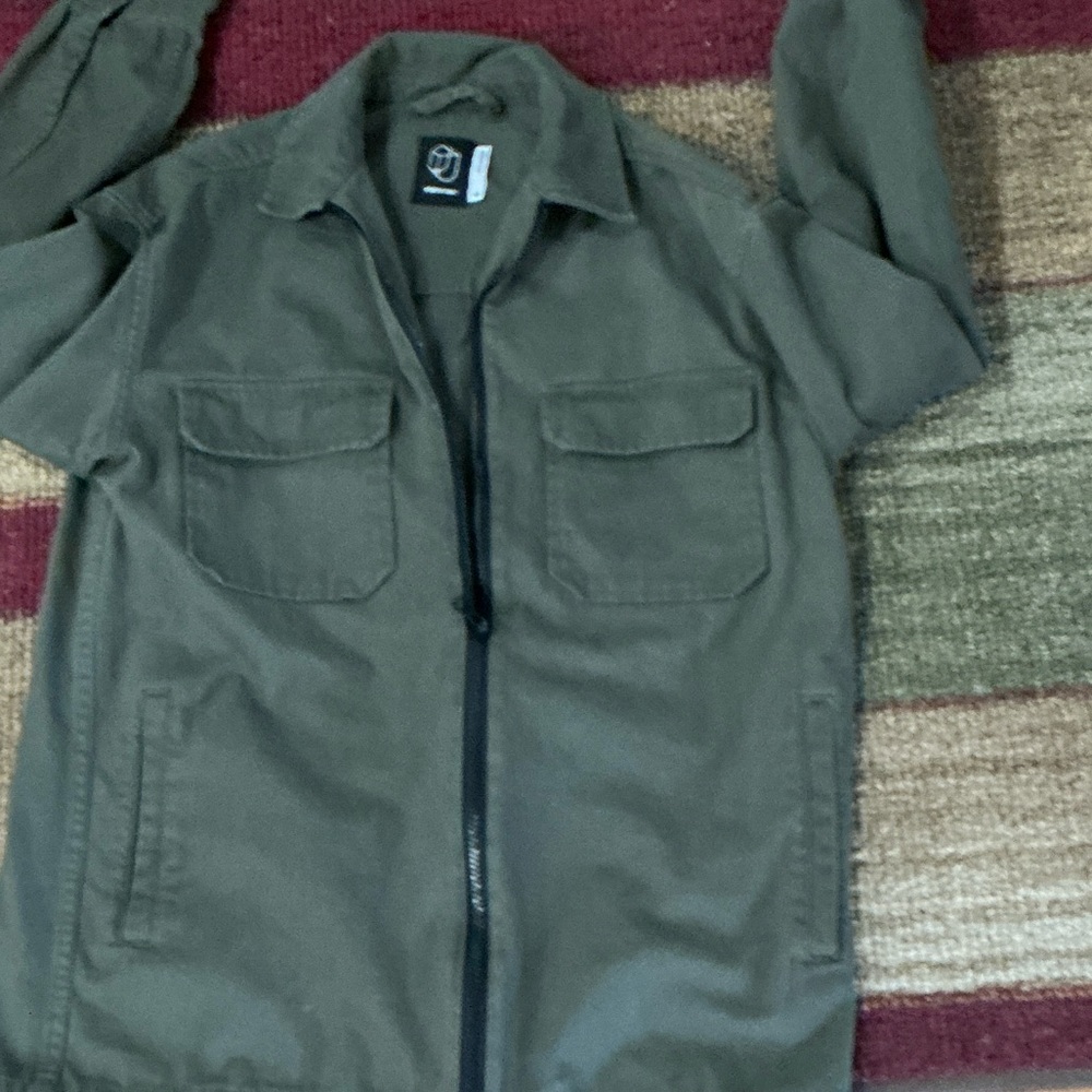 Men’s Original Use Jacket size Small Green zip up